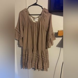 Tanish paisley view dress size small good condition worn very few times